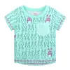 Candy Meisjes Kleding T-shirts Kinderen Tee Shirt Zomer Ijs Baby Meisje Jumper Blouse T-shirt 100% katoen 1T 2T 3T 4T 5T 6T 210413