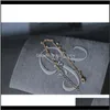 Bracelets de cheville Bijoux Drop Livraison 2021 Singji Petites perles faites à la main Beau bracelet Corée 14K véritable plaqué or filles chaîne à main Nvzjb