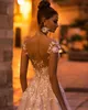 Gorgeous Full Lace Wedding Dresses Sexy Off Shoulder Backless With Button Covered Appliques Summer Bridal Gowns Plus Size BC111335966110