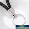 Мода Кожаный канат ручной работы Whate Keychain Metal Key Rings Key Цепи Мужчины или Женщин Держатель Клавиша Клавиша Авто Греология Подарки