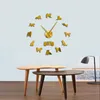 Relógios de Parede Alasca Malamute Long Hands Big Hora Clock Mally Cachorrinho Cães Posturas Art Hanging TimeSpieces Decoração de relógio sem moldura