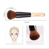 EPACK Full täckning Face Brush Soft Synthetic Cream Liquid Foundation Brush Beauty Makeup Blandningsverktyg3613535