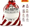 Christmas Santa Sack Large Christmas Canvas Gift Bag with Drawstring Reusable Personalized Best Giftfor Xmas Package Storage by Sea