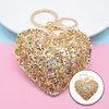 Sweet Glitter Love Sleutelhanger Flashing Sequin Sleutelhanger voor Dames Rugzak Hanger Sleutelhanger Ring Trinkets Handtas Ornament