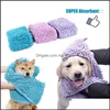 Grooming Supplies Home GardenPet Hond Zachte Kat Bad Schoonmakende Doekjes Handdoek Microfiber Super Absorberend Huisdier Drogend voor kleine Medium Grote Dogs1