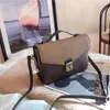 New Ms Single Girls Women Shoulder Messenger Bags Borsa portatile rilassante spalla inclinata stampa borse in vera pelle borsa marrone