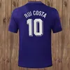 1998 1999 Fiorentina BATISTUTA RUI COSTA Mens Soccer Jerseys Home Purple Away White RETRO Football Shirt Adult Short Sleeves Uniforms