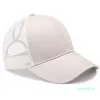 New Arrivals Outdoor sunshade Ponytail Baseball Cap Tennis cap Women Messy Bun Baseball Hat Snapback Drop Shipping
