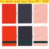 Voor Apple iPad Air4 Case Pro 11 2021 Cases Pro 12 9 2022 Mini 6 Air 10.2 8th Generation 7th 9th Cover Luxe Siliconen Leer Embossing Bloemen Roze Mode Casual