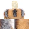 Winter Parka Women Real Fur Coat Long Detachable Waterproof Natural Raccoon Collar Imitation mink Liner 211220