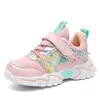 Kids Sneakers For Girls Sneakers Children Shoes Boys Sneakers Girls Shoes Rainbow Colorful Breathable Mesh tenis infantil menina G1025