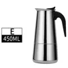 İtalyan Tarzı Pot Paslanmaz Çelik Moka Espresso Cafeteira Expresso Percolator 2/4/6/9/12 Bardak Gaz Sobası Kahve Makinesi Mokas Su Isıtıcısı
