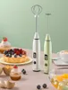 USB Electric Egg beater Blender milk whisk household Portable agitator Kitchen Cooking cream Tools LED screen