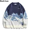 Mountain Sweater Men Women Korean Style Men's Sweaters Winter Couple Clothing 210603