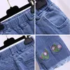 Jeans 2021Spring Automne Casual Girl Girl Fleur Design Enfants Épais Chaud Hiver Filles Leggings Pantalon Pantalon Vêtements pour enfants