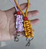 Titanium Sport Accessoires corde porte-clés chaîne ronde baseball hibou porte-clés corde lanière collier porte-clés