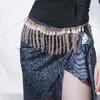Women Accessories Pearls Waist Belt for Dance Belly Jewelry Body Chain Gold Fringes Hip Belts