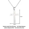 Hip Hop Jesus Cross Necklace pendant Stainless steel Necklaces for women men fashion jewelry gift will and sandy