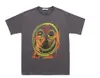 Herren T-Shirts Herren T-Shirts Männer/Frauen 2022SS Harajuku Sommer Graffiti Lustiges Übergroßes Hemd Drucken Hip Hop T-Shirt T-Shirt Streetwear