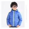 Meninos sólidos para baixo casaco para crianças jaqueta de inverno hoodies casacos menino parkas snowsuit de algodão outerwear 5 6 7 8 ano 210413