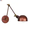 مصابيح الجدار IWHD Nordic Style Rustic LED Tiptures Bedroom Stair Edison Industrial Lamp