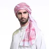 Foulards pour homme arabe Shemagh couvre-chef écharpe imprimé islamique Turban couvre-chef arabe