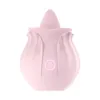 Juguetes de muñecas sexuales Oral Rose Flower Mujer Clítoris Chupando Vibrador Intenso Succión Lengua Lamer Clítoris Estimulador Pezón Masajeador 2268453