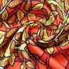 Twill Silk Scarf Women Tree Mask Printing Square Scarves Fashion Wraps Female Foulards Large Hijab Shawls Neckerchief 130CM 130CM265D