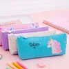 Small Pencil Case & Bags Unicorn Pony Student Pouch Coin Pouch Cosmetic Office Stationery Organizer for Teen School Storage