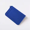 Envelope Card Holder PU Bright Leather Snap Card Holder Clear ID Badge Case Storage Card Holder Bags Accessories