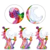 Silicone tubos de água fumar acessórios de lua tubos de vidro Bong Dab equipamento de tabaco inquebrável