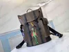 18 cores de alta qualidade mens mochila Christopher saco de escola Basquete Geninue Couro viagem esporte mochilas ao ar livre designers grandes sacos