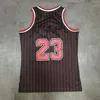 Баскетбольные майки Man Mitchell Y Ness Retro Mesh 23 45 Michael MJ с толстой прошивкой AllStar, дышащие спортивные винтажные 199798 Mai3812400