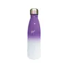 17oz Sublimation Cola Bottle Gradient Colors with coat color changing cola Cups 500ml Stainless Steel drinking Water bottles fy4604