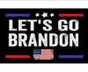 3x5 pieds Allons-y Brandon Flags Trump Flag 2024 President Election 90 * 150cm Support Personnaliser DHL Ship