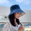sombrero de pescador pescador para mujer cubierta de verano versátil anti gotitas onda delgada ee East Gate