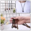 Pendant Necklaces Necklace Cord Empty Stone Holder Rope Jewelry AXYD
