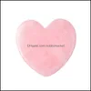 Jewelry Cleaners & Polish Size Natural Big Rose Quartz Flated Heart-Shaped Guasha Scraper With Box For Back Neck Face Head Health Care Relax
