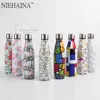 500ml Coke Bottle Double-Wall Insulated Vacuum Flask Stainless Steel Coke Thermos For Sport Water Bottles Thermoses 210907