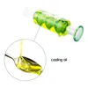 CSYC NC084 Smoking Pipes Cooling Oil Inside Fashion Core Glass Pipe 14mm Ceramic Quartz Nail Clip Colorful Dab Rig Pipes Smooth Airflow Clean Hit