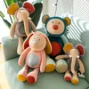 38cm Animal Plush Doll Stuffed Toy Cute Pillow Decoration Kids Lovely Bear Baby Elephant Big Ear Rabbit Child Sleeping Pillow Ragdoll