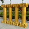 47 "(120 cm) de altura columna romana dorada decoración de boda centros de mesa pilares soportes de flores accesorios de fiesta citados en la carretera 10 Uds