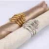 Großhandel Doppelperlen Serviette Ring Western Lebensmittel Servietten Ringe Gold Silber Hotel Home Tisch Schmuckhandtuchhalter Schnalle Dekor