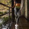 NORMOV Stampa Digitale Donna Leggings Fitness A Vita Alta Sport Legins Femme Allenamento Legging Push Up Leggins Elastici Per Il Fitness H1221