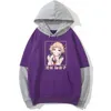 Japansk Anime Min Hero Academia Grafiska Tröjor Män Himiko Toga Pullover Sweatshirt Unisex Male H1227