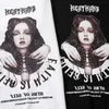 Verão Mens Streetwear Retro Girl Vintage Camiseta T-shirt de Manga Curta T-shirt de Oversized Harajuku Gothic Lote Algodão Tops Tees 210527