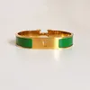 High quality designer design Bangle stainless steel gold buckle bracelet fashion jewelry men and women bracelets2720