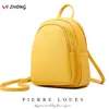 Yizhong Leather Mini Backpack Multifunction Multifunction Prose Designer Phoint Brand Women Women Facs Simple Counter Bag Mochila 210922