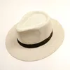 Chapeau melon d'été à grands bords pour hommes, chapeau de soleil, chapeau cool, chapeau de paille chiffré, 3QVQ0