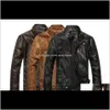 Faux Outerwear & Clothing Apparel Drop Delivery 2021 Wholesale-Weinianuo Brand Design Motorcycle Jackets Men Jaqueta De Couro Leather Jacket